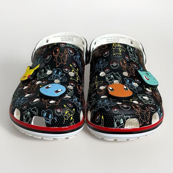 Crocs Classic Clog Pokemon Black Pikachu 211343-90H Men\'s 10 Women\'s 12 New main image 5